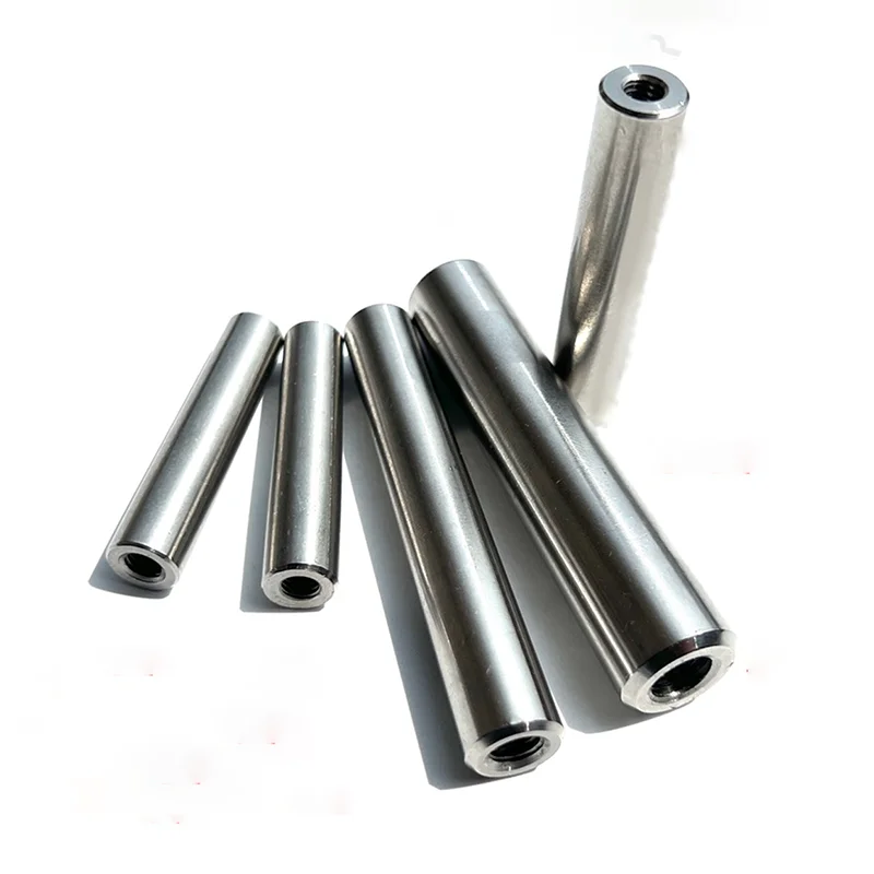 8pcs M4 inner thread tapered pin 6mm OD dowel positioning pins 304