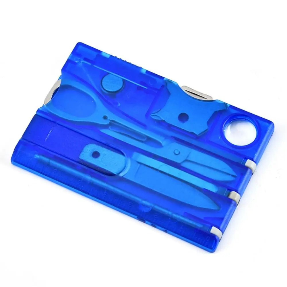 Ultradünne Outdoor-Multitool-Tasche, Mehrzweck-EDC-Gadget-Kartentyp für den Außenbereich, 12-in-1-Multifunktions-Werkzeugkarte – Detail 4