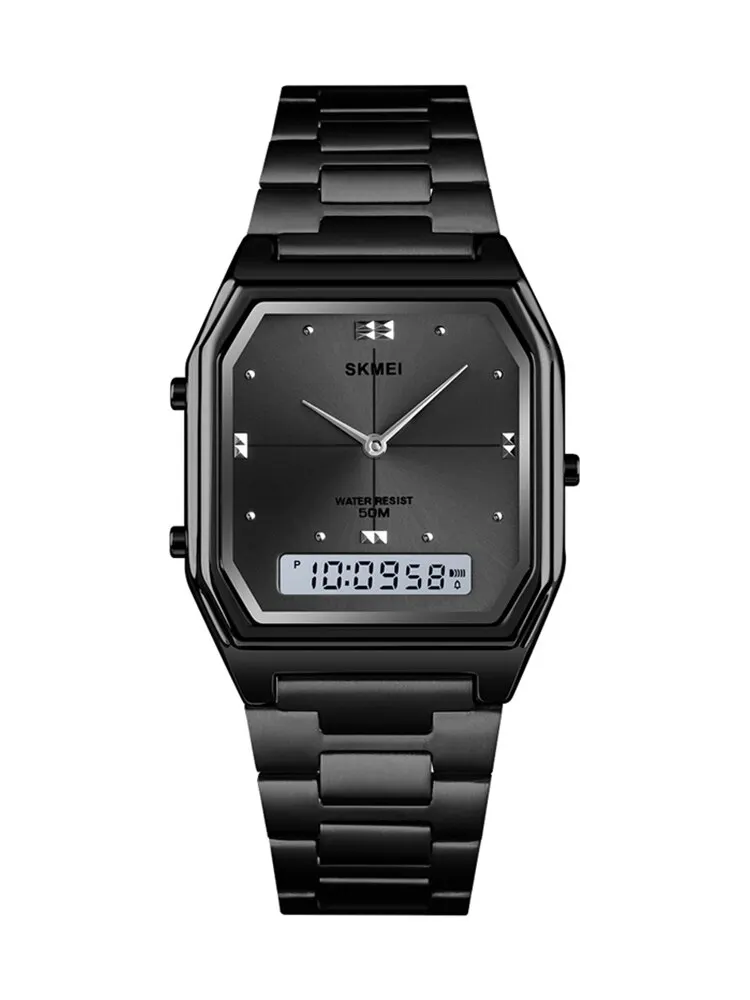 ساعات يد رقمية فاخرة من الفولاذ المقاوم للصدأ من S...