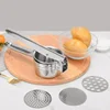 Masher RicerPress Mashed Potatoes Stainless Steel Crushing Puree Fruit Vegetable SqueezerJuicer Press Maker Kitchen Tools 6