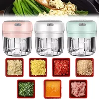 Automatic Electric Garlic Crusher Speedy Blender Usb Portable 250Ml Garlic Chopper Mini Cordless Food Chopper For Home Use 2