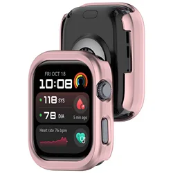 Premium PC Protective Case for Smartwatch - Hard Anti - Scratch Cover and Bumper Protector Accessories (Pink)