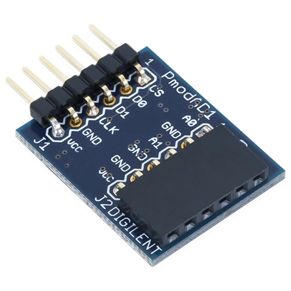 

Pmod AD1: 2-Channel Analog to Digital Converter