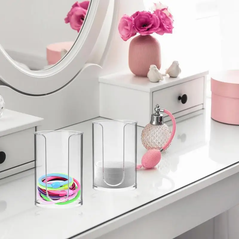 Clear Cup Organizer Stackable Cup Dispenser U-shaped Space Saving Paper Dispenser Prevent Easy to Use Holder For Mouthwash