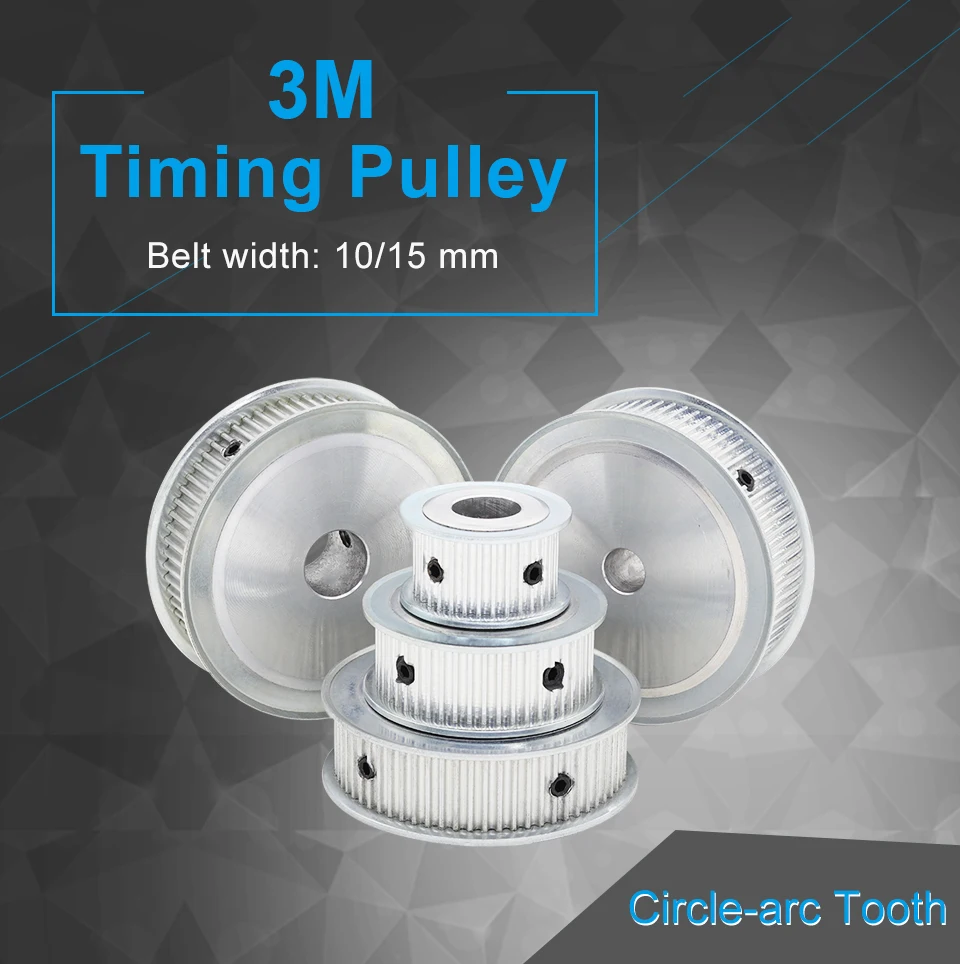 Material de Alumínio polia roda Para 3M