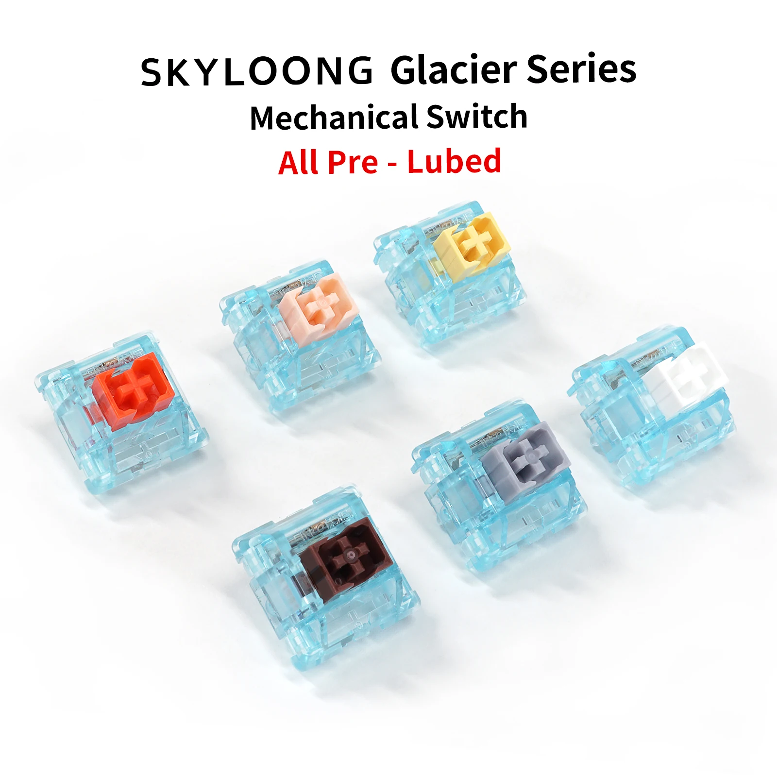 SKYLOONG Glacier Switch Silence 5 Pin Mechanical Switch Mechanical ...