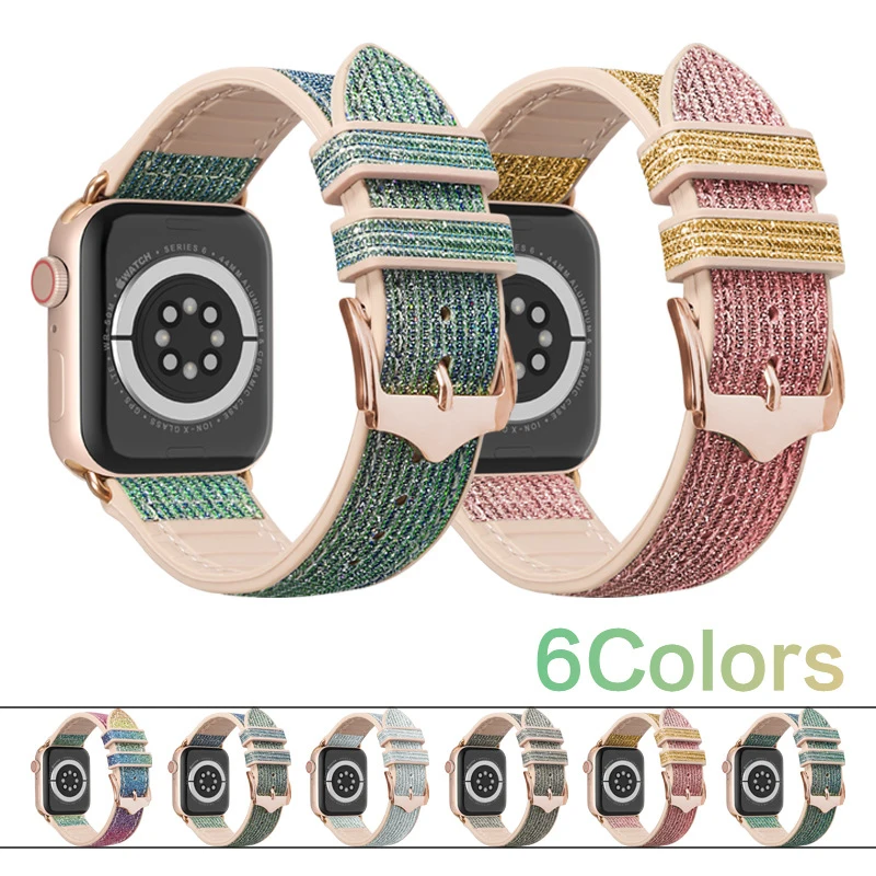 Uthai Per Apple Pu Strap Chameleon Smart Watch Strap Apple Iwatch Pu Leather Per Apple 1-7/Se Generation Kt11