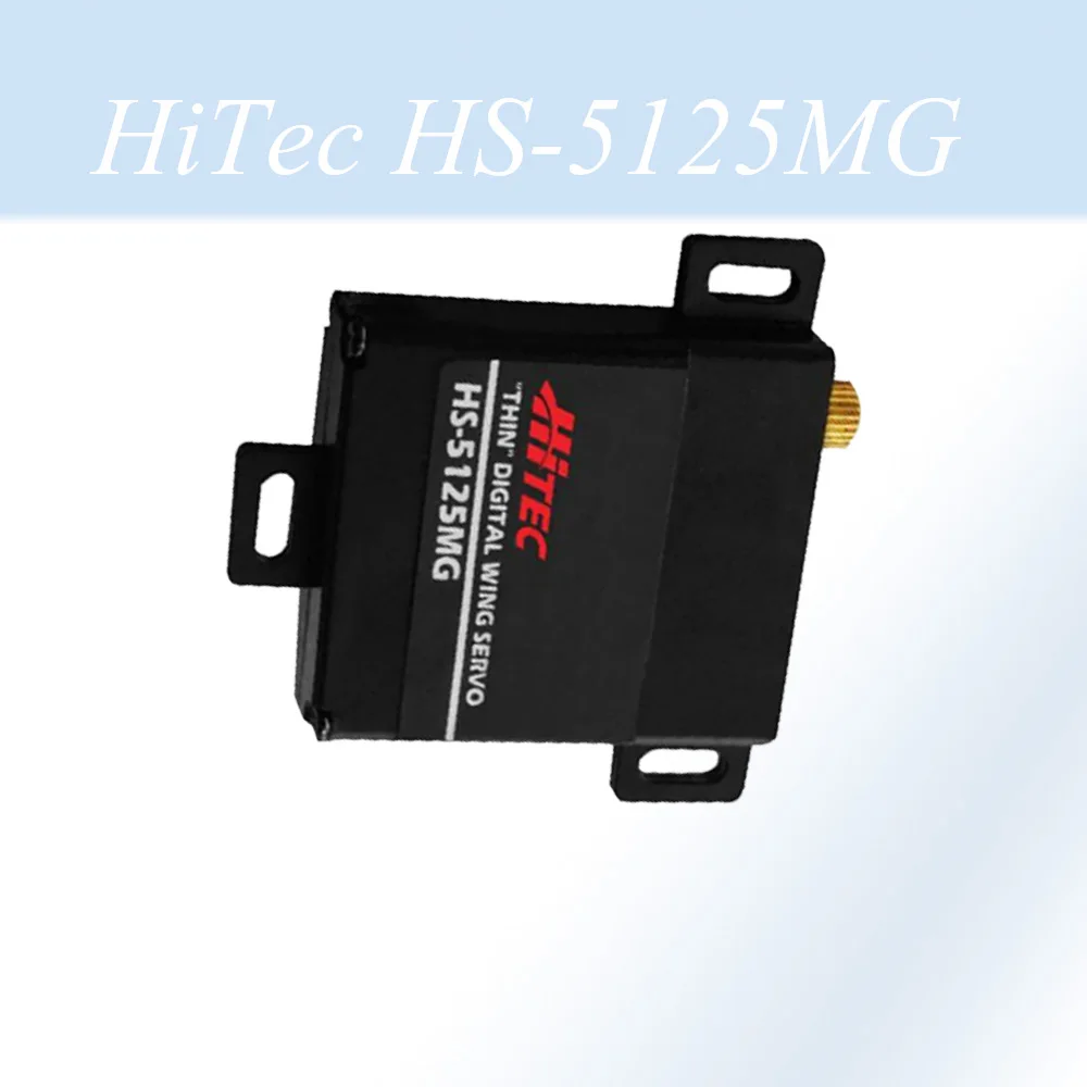 

HiTec HS-5125MG Slim Metal Gear Wing digital Servo 4.8V ~ 6.0V 3.5KG/24g for RC Airplane