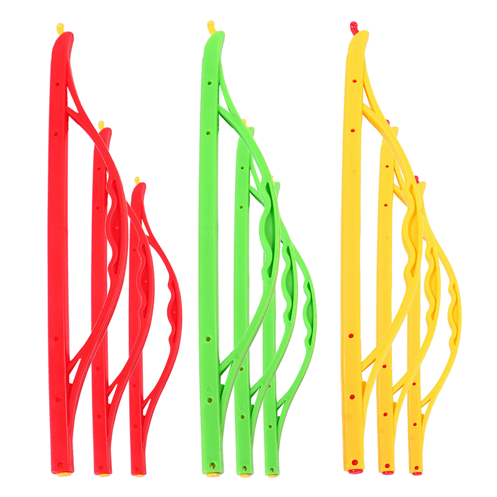 

9pcs 3 Sizes For Food Random Color Keep Fresh Plastic Portable With Handle Reusable Sealing Clamp Bag Clip Kitchen Chips Home