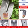 Household Thickened All Steel Hoe Soil Digging Vegetable Planting Large Hoe Weeding Outdoor Tools All Steel Hoe 3