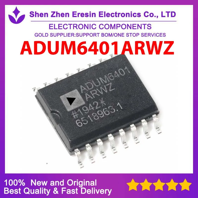 

Бесплатная доставка, 5 шт./лот ADUM6401ARWZ SOP16, новый и оригинальный