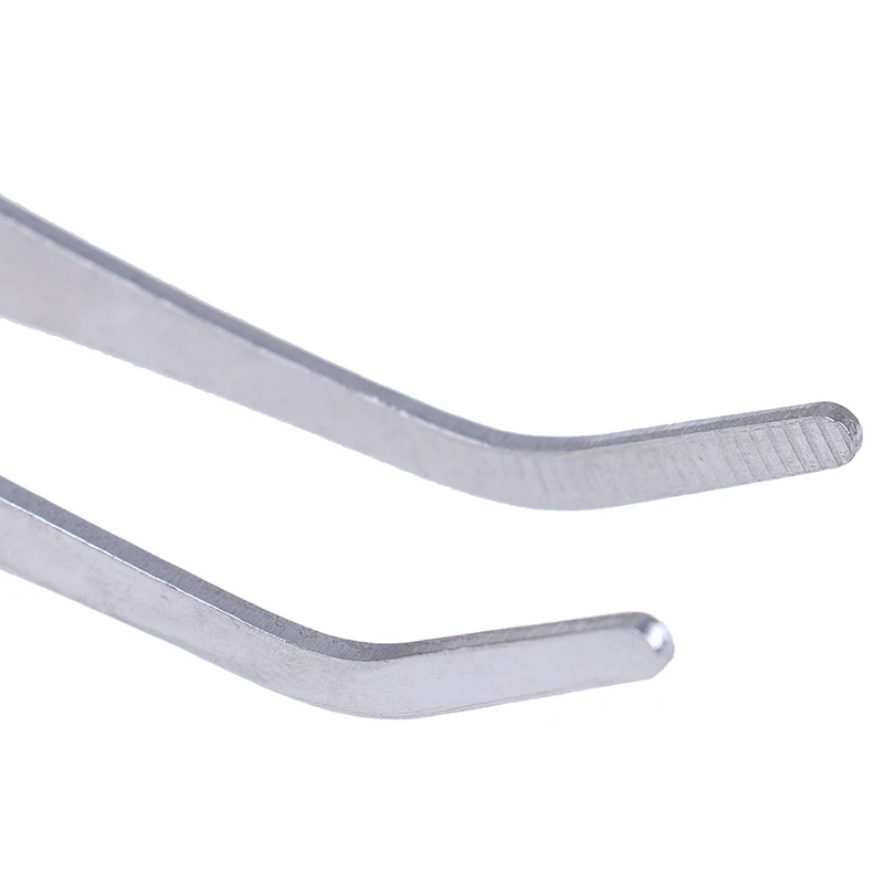 Stainless Multifuctional Steel Elbow Tweezers Aquarium Clear Clip Tool Medical Repair Tools 12.5/14/16/18/20/25/30cm tweezer tool
