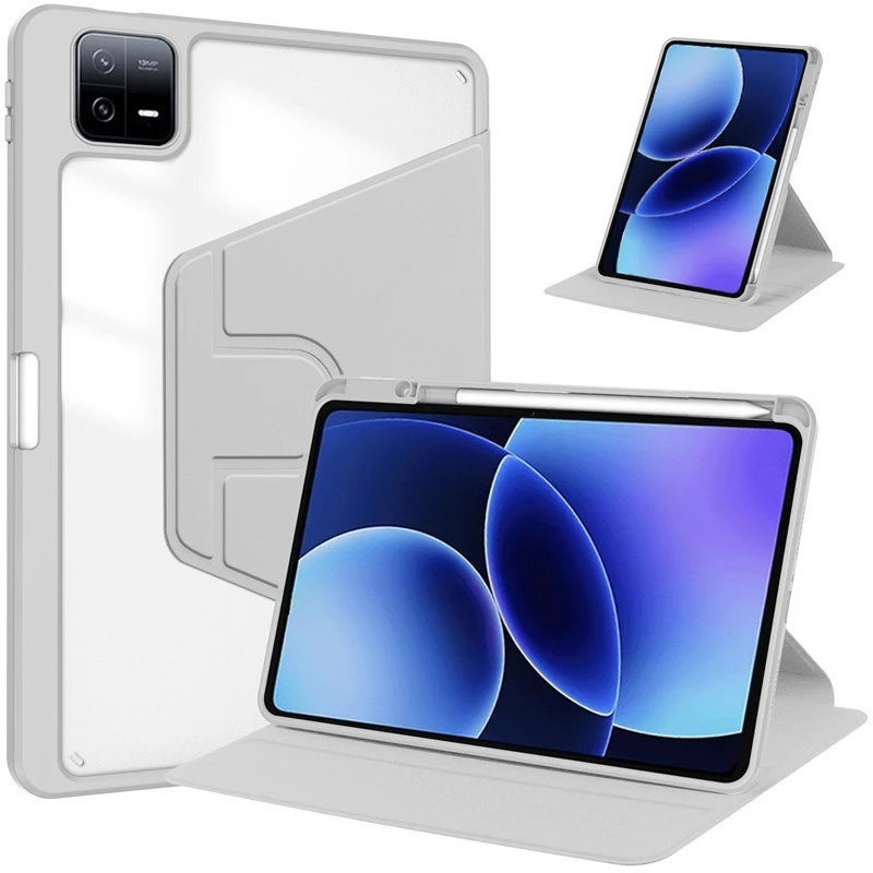 Enhanced Protective 360 Rotating Tablet Case with Pen Holder