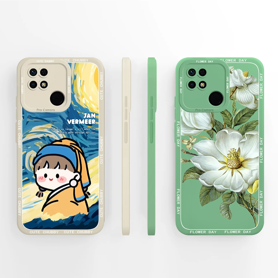 Love Heart Flower Liquid Shockproof Soft Back Cover - Durable & High Quality Case