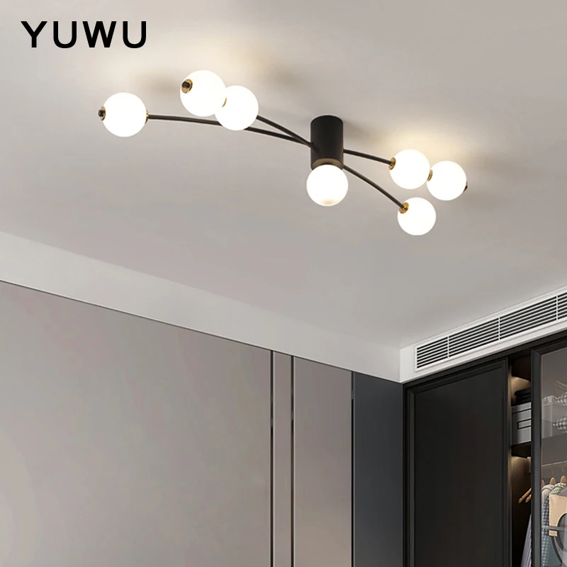 

Creative living room lamp light luxury ceiling lamp Nordic ins style modern dining room lamp bedroom lamp simple designer lamp