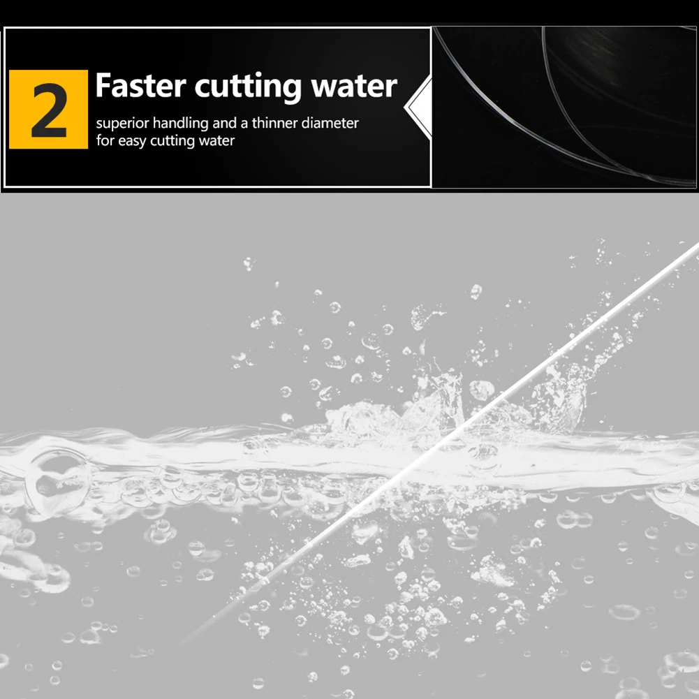 Ligne De Pêche Fluorocarbone 300 M - Invisible Dans L'eau - Résistante à L'abrasion - Diamètre 0.3 à 0.5 Mm - 2