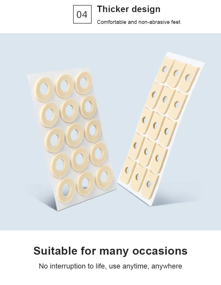 30pcs Sheet Callus Cushions Shoes Heel Pad Foam