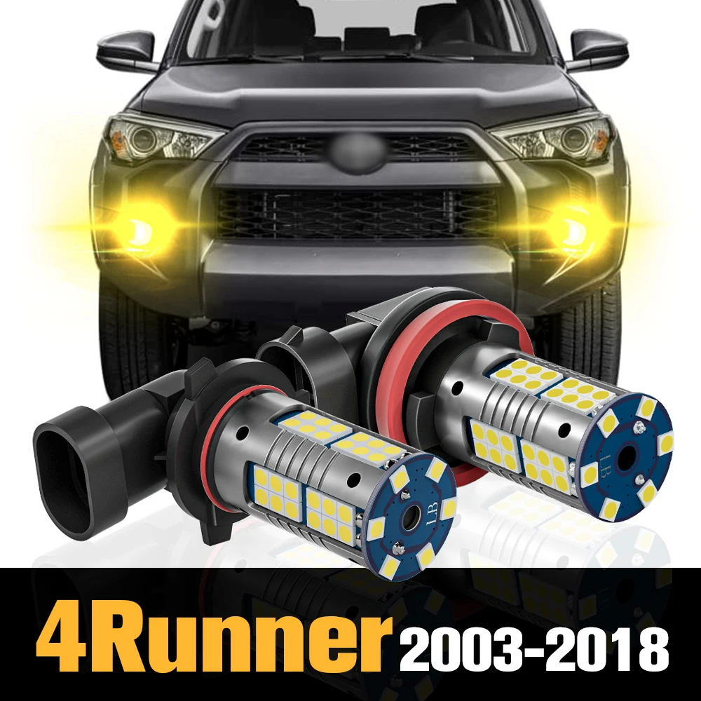 

2pcs Canbus LED Fog Light Lamp Accessories For Toyota 4Runner 2003-2018 2005 2007 2008 2009 2010 2011 2012 2013 2014 2015 2016