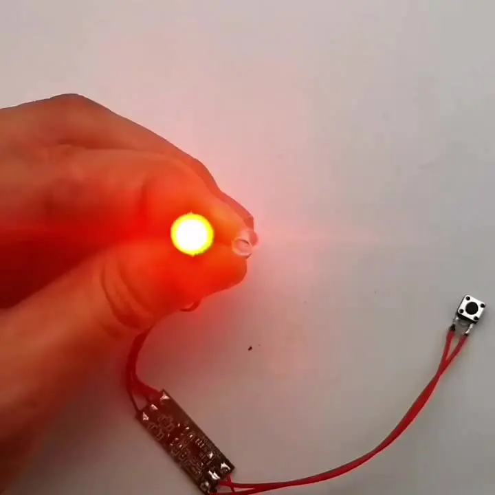 10 Pcs Module De Lumière LED Clignotante 3-12V Paire Rouge Bleue Pour Mod Le De Voiture V Lo V Hicule Lectrique