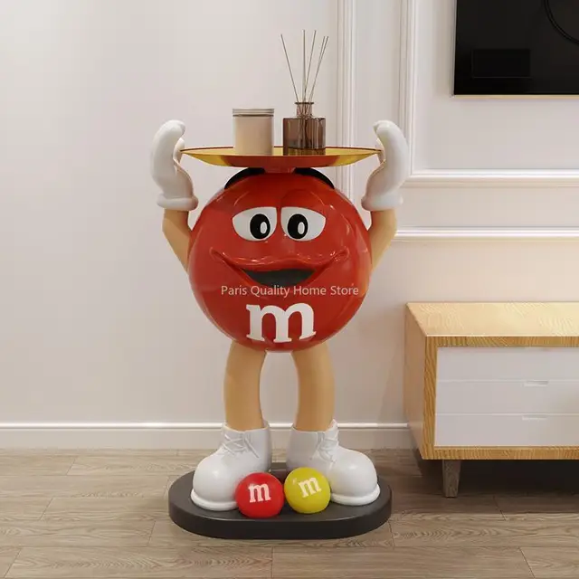 Mm Bean-Grande étagère de chevet, art créatif, canapé, meuble TV, à côté du salon, décorations de sol 5