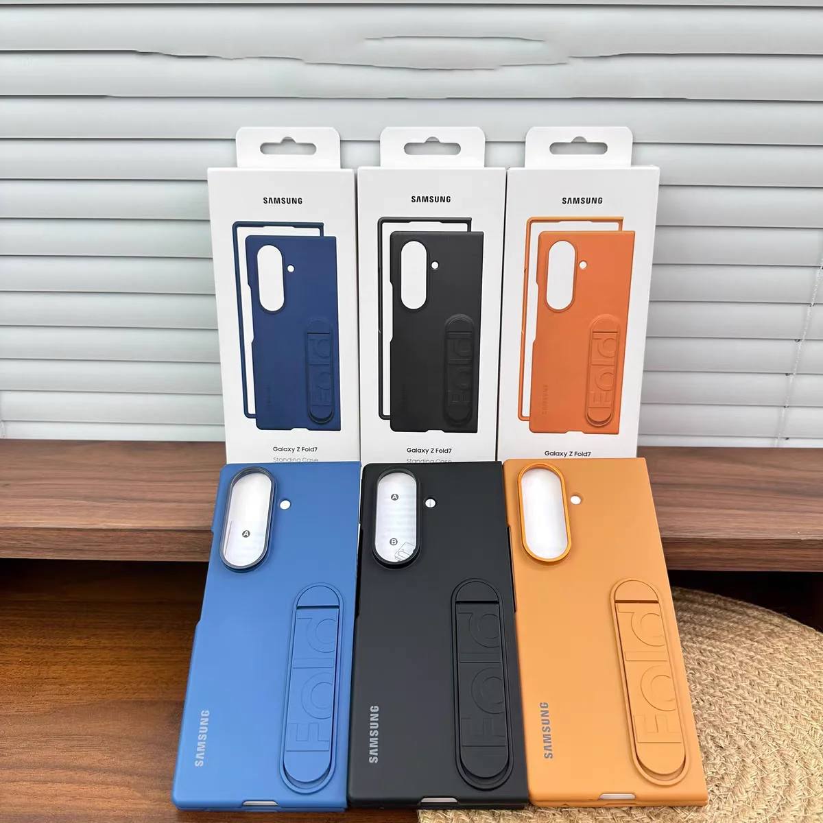 Luxury Matte Hard Shell Case with Kickstand and Camera Protection