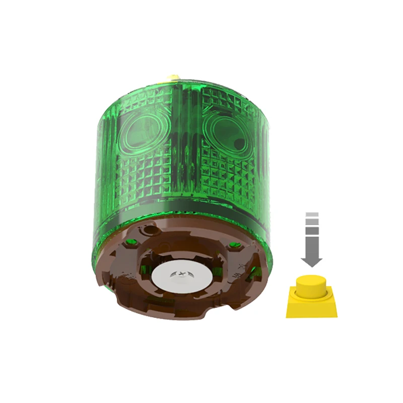 Rain-Proof Solar Powered Warning Safety Signal Emergency Traffic Alarm Lamp Light With Switch