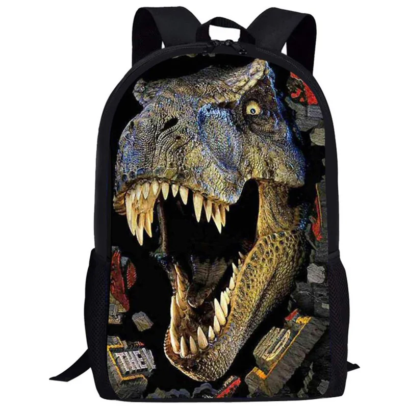 

2023 New Casual Cute Dinosaur backpack Schoolbag Men/Women Shoulder Travel Bag Print Hip Hop Teenage Girls bag