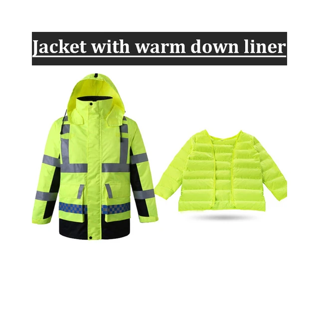 Winter Thickened Reflective Hi Vis Jacket