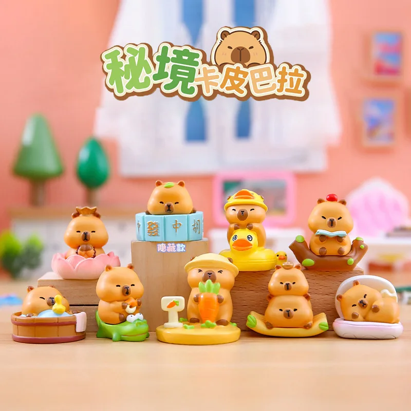 New Mystery Of Capybara Blind Box Cute Dolphin Tide Play Desktop Decoration Mysterious Surprise Box Birthday Gift Wholesale