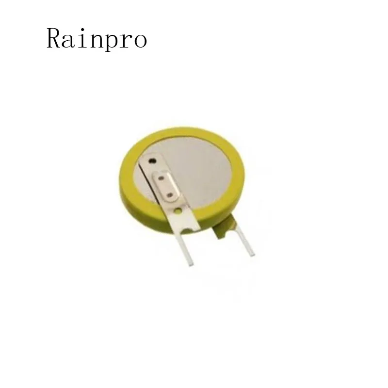 

4PCS/LOT LIR2032 2032 Vertical welding foot lithium battery coin cell.