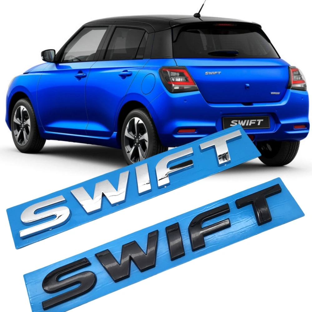 

1/2/5/10pcs ABS SWIFT Letters Emblem Logo Stickers Car Rear Trunk Wing Fender Badge Sticker Styling Accessories For Suzuki SWIFT