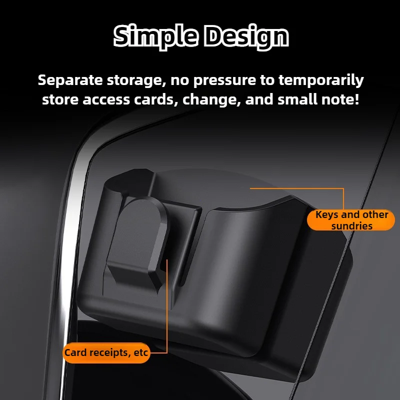 Auto Interior Storage Box Clip Anti Slip Dashboard Organizer