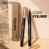 QIBEST Black Liquid Eyeliners Waterproof Long Lasting Sweatproof Quickily Drying Eyeliners Pencil Eyes Cosmetics Make up Tools 1
