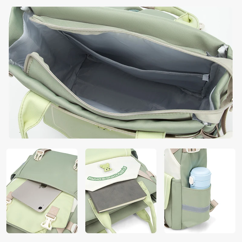 Schoolbag Girls Primary School Students High-Looking Waterproof Junior High School Girls Lightweight Soft Backpack