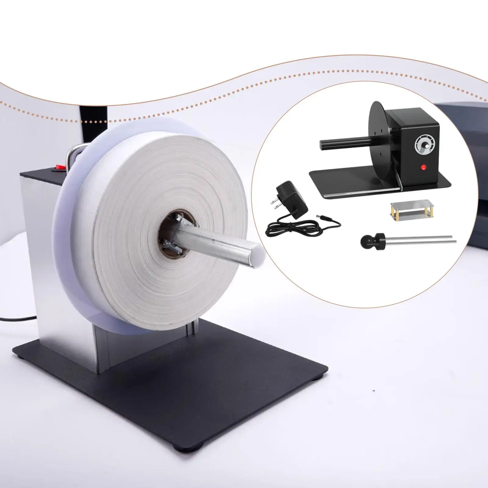 Automatic Label Rewinder for Commercial Electronics Factory Clothing Factory