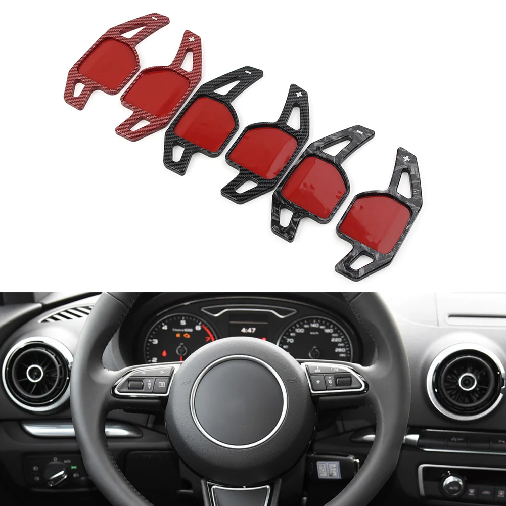 

Car Steering Wheel Paddle Shifter Extension For Audi A3 A4 A5 A6 A7 A8 Q3 Q5 Q7 TT TTS ABS Plastic