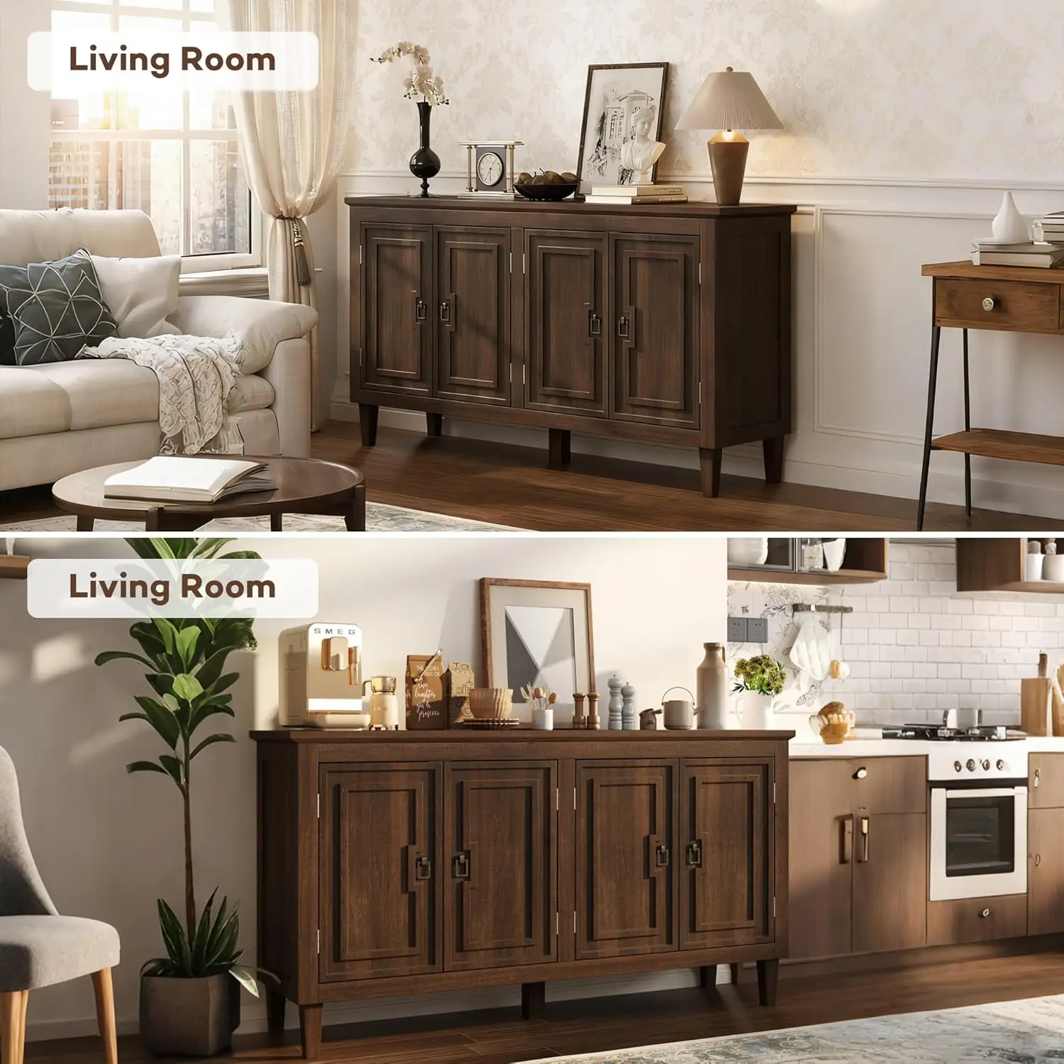 Wood Sideboard Cabinet 4