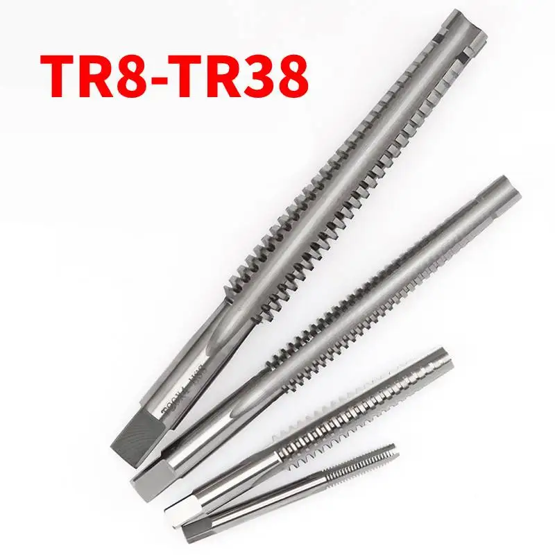 High Quality Tr Right Left Hand Trapeze Thread Screw Tap and Trapezoidal Tap TR8 TR10 TR12 TR16 TR18 TR20*2/3/4 Threading Tools