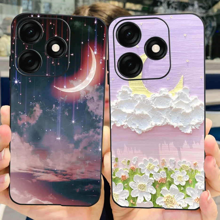 Stylish Shockproof Painted Phone Case with Soft Bumper
