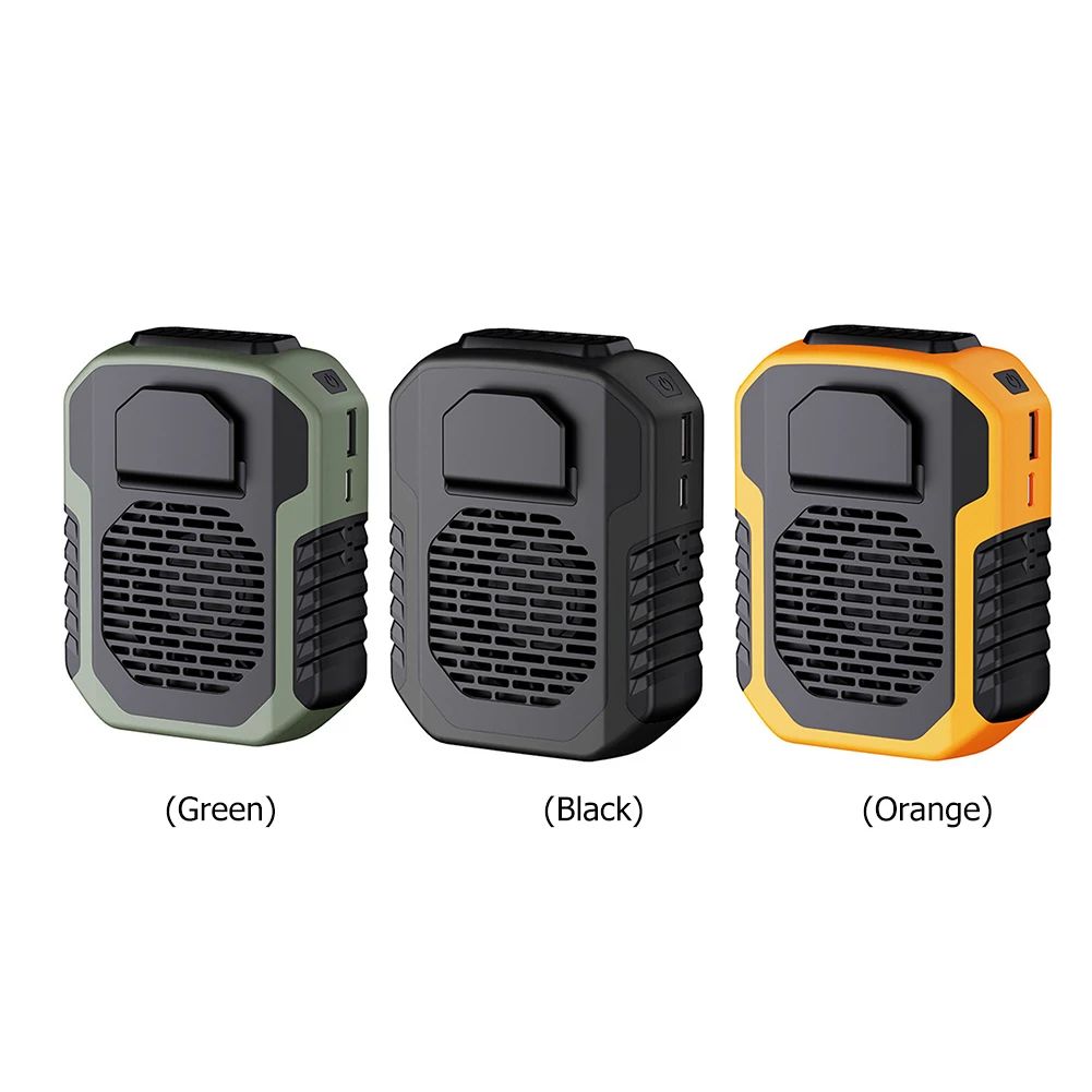 Description Picture 6 of itemMini Hanging Neck Fan Portable Air Cooler USB Rechargeable Strong Wind Bladeless Fan 6000Mah with Waist Clip for Indoor Outdoor