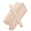 100 Pieces Disposable Wood Stick Beauty Spatulas Log Hair Removal Wax Coating and Scraping Tool Eyebrow Trimming Wooden Stick 5