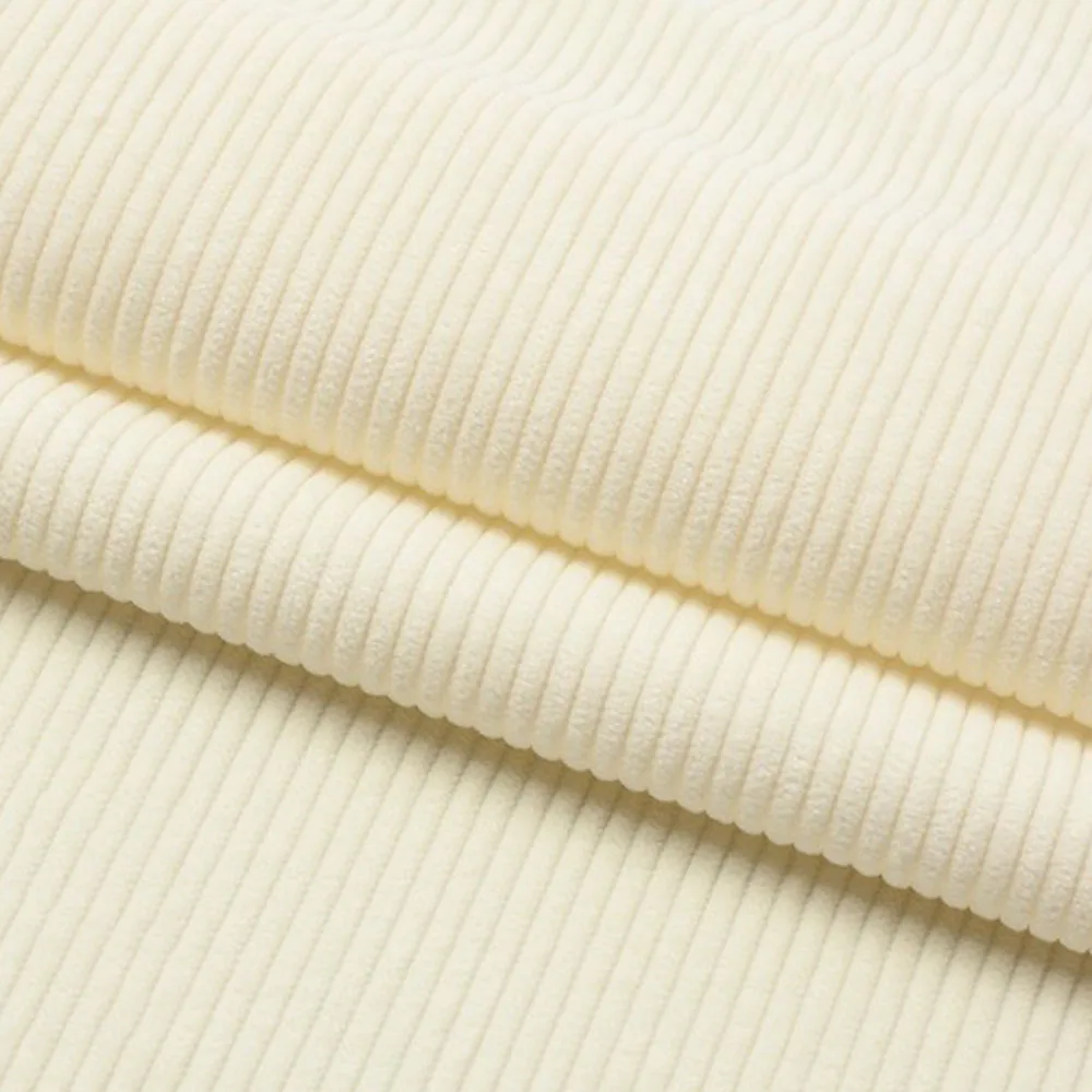 Corduroy Fabric Solid Color Stripe - 50x150cm for Sewing & Home Textiles