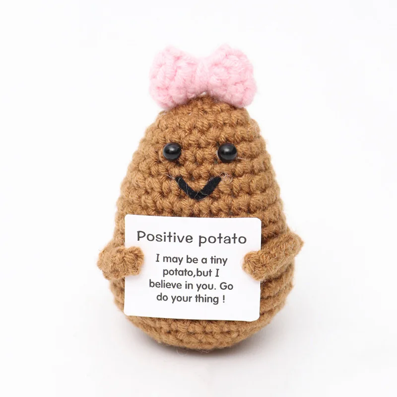 Miniature Figurines Funny Handmade Positive Energy Bee Doll Home Room Decoration