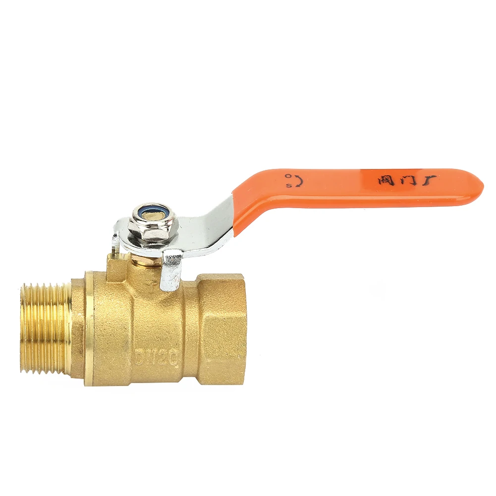 Ball Valve, Brass Pipe Ball Valve Male and Female Thread 3/4"BSP DN20