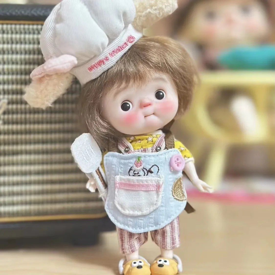 DOLL 1/12 ob Qbaby Ob11 Diandi Dianbro 퍼피 걸 후후 블라이스 ACGN 애니메이션 레진 바디몰드 DIY 장난감 스팟 메이크업