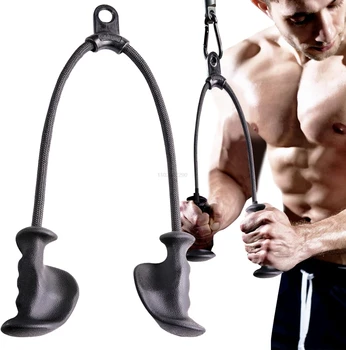 Biceps Triceps Rope Attachment – Cable Machine Grip Handle 1