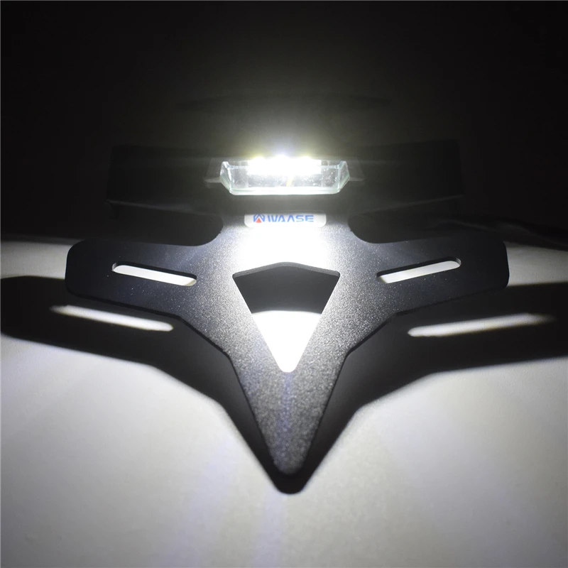 waase For Triumph Street Triple 765 765R 765RS 2017-2025 리어 레지스터 브래킷 테일 타이디 번호판 홀더 프레임