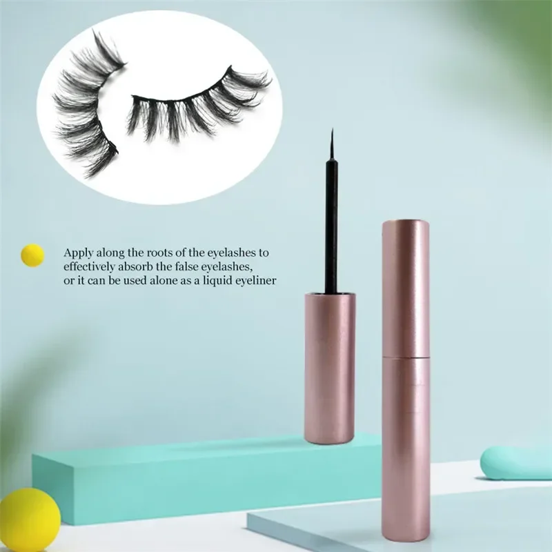 3D Magnetic Eyelashes Set Waterproof Lasting Naturally Magnetic Eyeliner Magnet Eyelashes Makeup Extension False Kit fake eyelashes