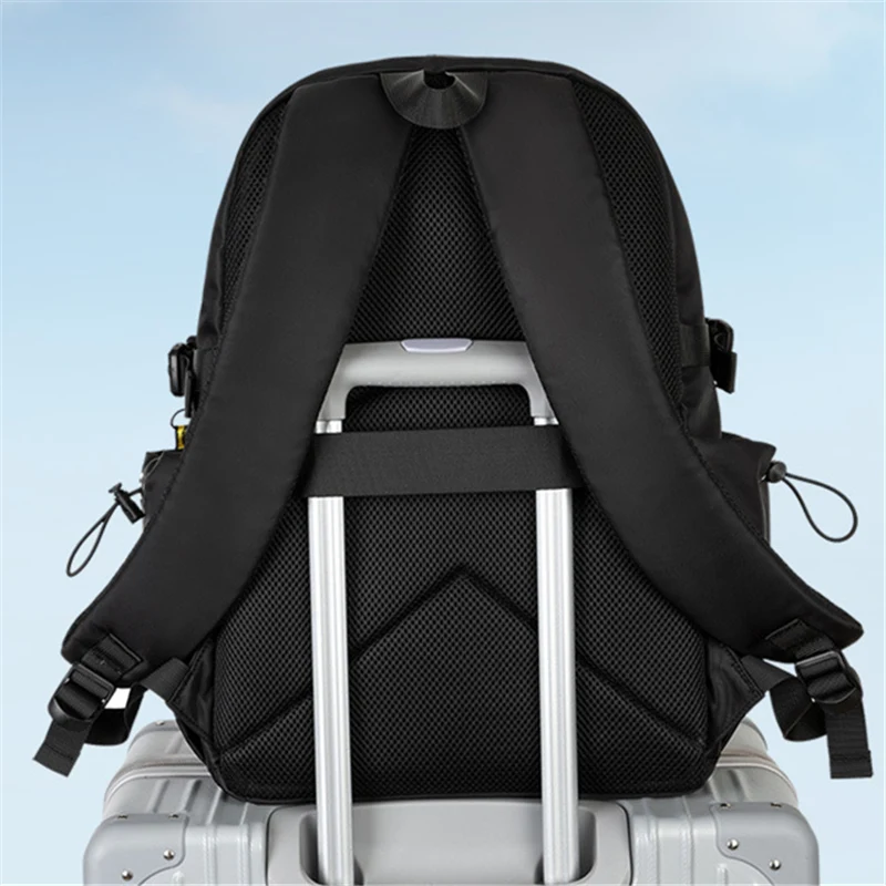 Spaceman Anti Splashing Mochila Computador Usb Recarregável Leisure Travel Bolsa Grande Capacidade Multi Divertido Moda - Imagem 4