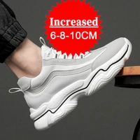 New Elevator Shoes Men Sneakers 8CM Height Increasing Shoes Men's Hidden Heels Inner Height Sports Shoes Luxury Man Lift Shoes 2